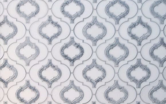 Waterjet Cutting Marble mosaic Tile by GL Stone Tiles in Richmond, BC ...