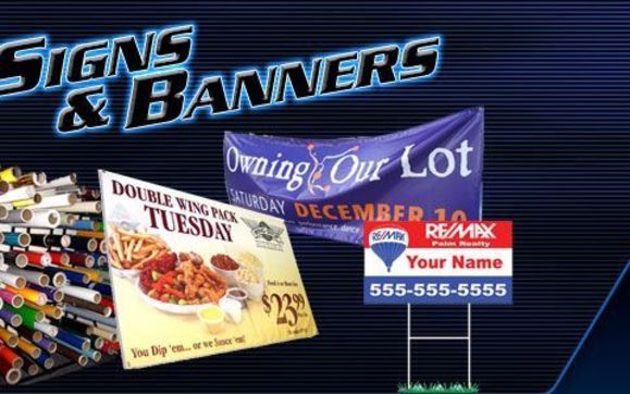 Signs and Banners by Perfect Logo Promotions