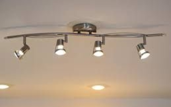 Installation of Light fixtures by Mr. Handyman