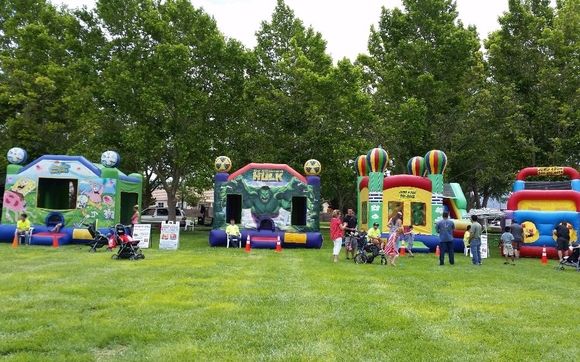 Hulk, Sponge bob, Balloon Combo & Obstacle Jumper by JUMP4FUN/ VENDMATT