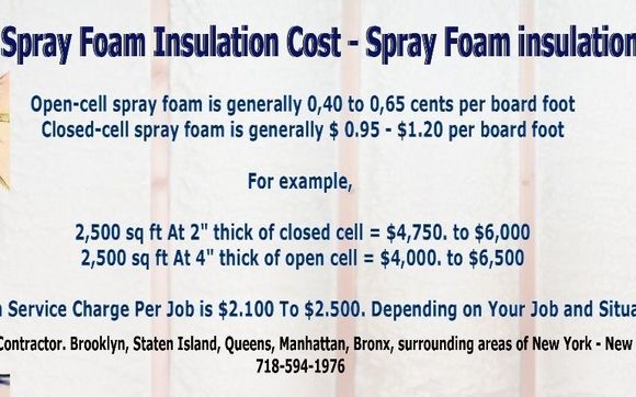 How Much Does Spray Foam Insulation Cost?