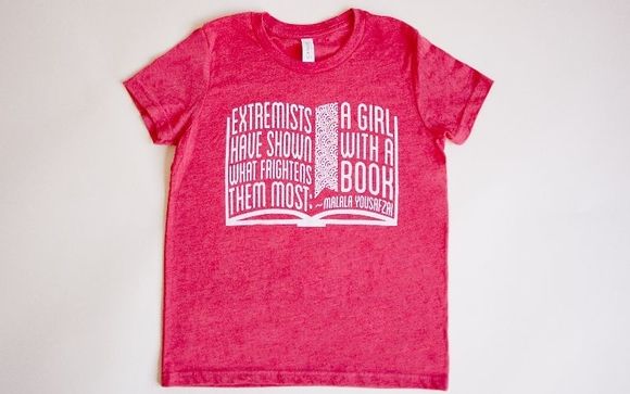 Malala T-shirt by Clever Belle Art and Apparel