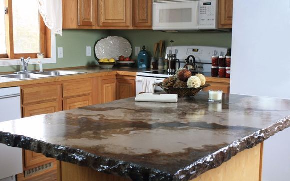 Decorative Concrete Concrete Countertops Islands Shower Panels