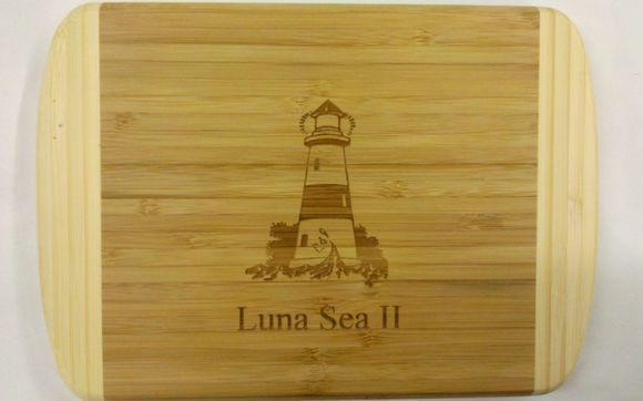 Laser Etched Bamboo Cheese Tray by Cymba Bottle Openers