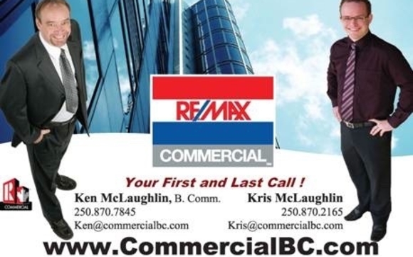 28+ Year Real Estate Commercial Sales, Leasing Veteran! by Ken McLaughlin, B. Comm.  MCL Real Estate Group, McLaughlin Comercial Group, RE/MAX Kelowna