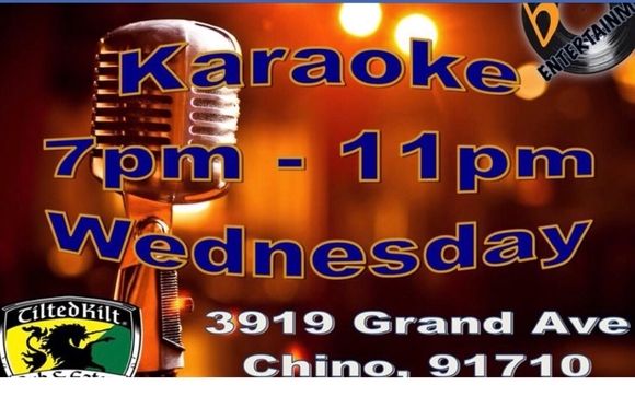 Karaoke Wednesday’s  by Tilted Kilt Pub and Eatery