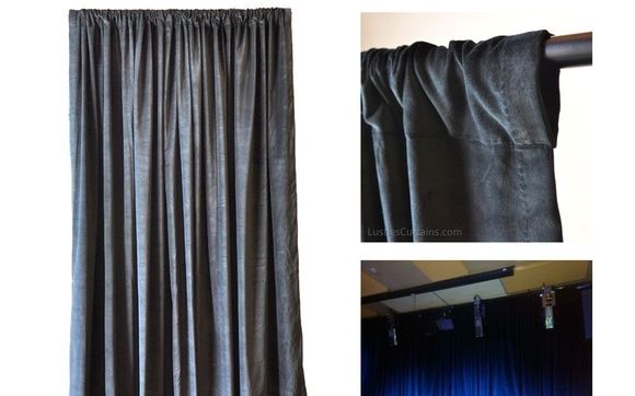 Custom 100 Cotton Velvet Curtain Panels By Lushes Curtains In