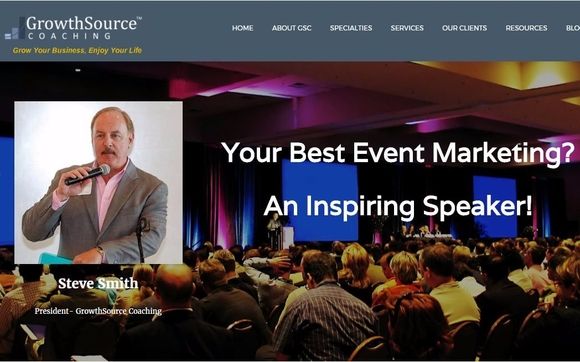 NEED A GREAT SPEAKER? by GrowthSource Coaching