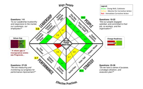 Organizational Effectiveness Survey℠ (OES) by Performance Dashboard