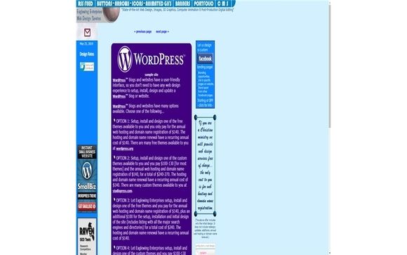 WordPress™ Content Management Systems by Eaglewing Enterprises Creative Services