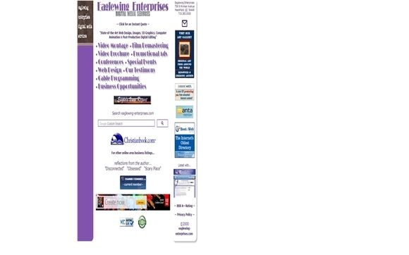 Digital Media Post-Production Editing by Eaglewing Enterprises Creative Services