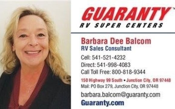 RV Sales Specialist... by Guaranty RV SALES in Junction City, OR ...