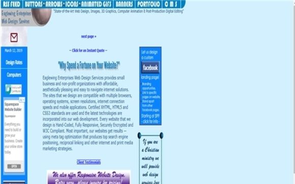Responsive Web Design by Eaglewing Enterprises Creative Services