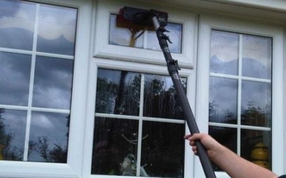 Exterior Window Cleaning by Pressure Washing Pearland