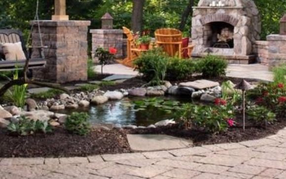 Paver patios by Gold Standard Landscaping