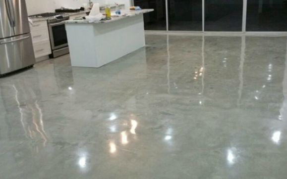Polished Concrete  by Exotic Polishing Inc