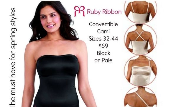 Ruby Ribbon Pale size 44 cami