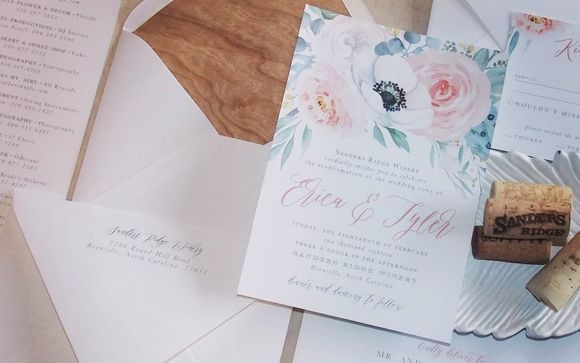 Wedding Invitations by Anna Howe Design
