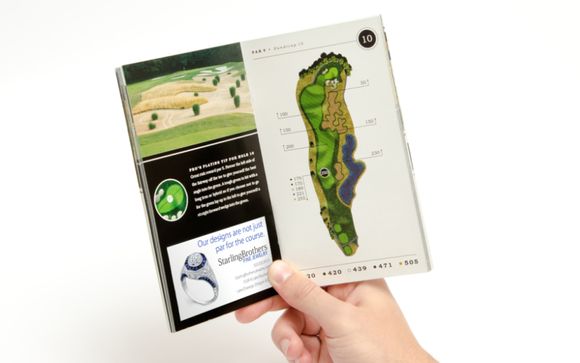 Golf Course Guide Advertising by Bench Craft Company