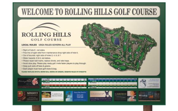 Display Board Advertising by Bench Craft Company