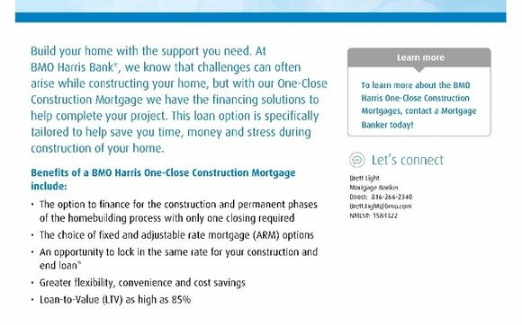 bmo construction loan