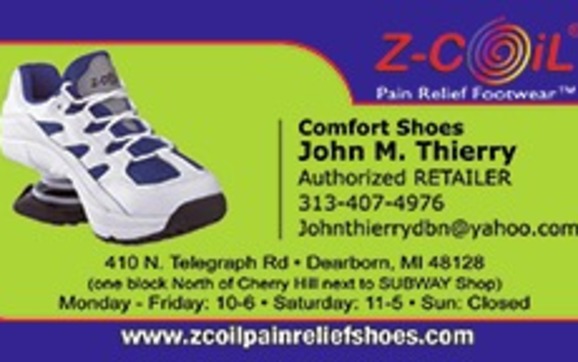 Z Coil Pain Relief Footwear by Z Coil Comfort Shoes