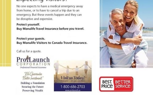 Best Value Quick Travel Insurance by ProLaunch Corporation / ProLaunch Estate Advisory Inc.