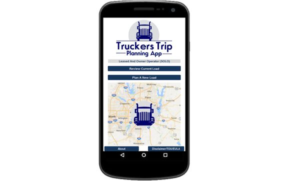 Solo Leased and Owner Operator Truckers Trip Planning App by Young And Healthy Marketing LLC