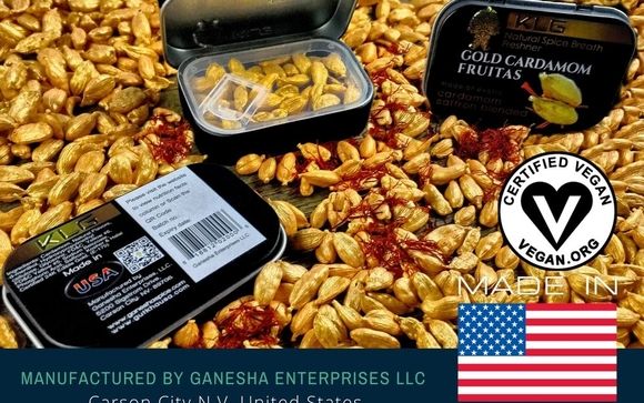 Gold Cardamom Fruitas by Ganesha Enterprises, LLC