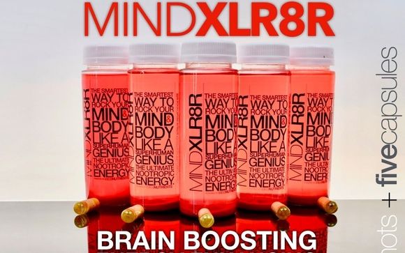 MINDXLR8R - Nootropic Drink+Booster Capsule by Nootopia - World's Most Experiential Nootropics