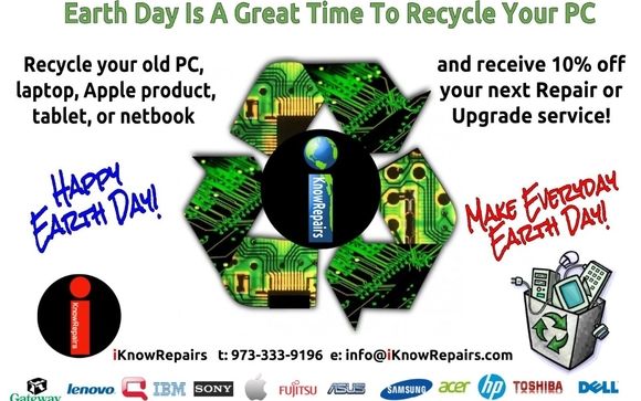 Earth Day is a Great Time to Recycle Your PC by iKnowRepairs