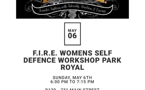 Fire Womens Self Defense Workshop By Fit In Your Life - 