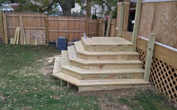 New Deck Make Over by J.M.H. Contracting LLC “A Square Above The Rest”