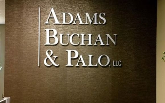 Metal Laminated Acrylic Letters by InteriorTech Sign Company