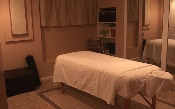 Massage Therapy at my treatment room. by O Light Body Bar