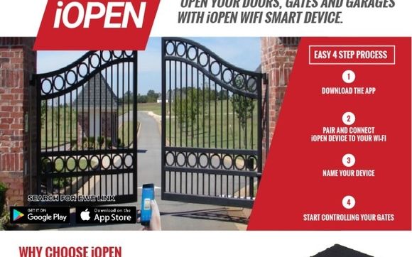 Iopen Wi Fi Gate Or Garage Door Opener By Us Gate Supply In North