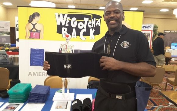 "WE GOTCHA BACK" LUMBAR COMPRESSION SUPPORT BELT/KIDNEY BELT   by WE GOTCHA BACK 