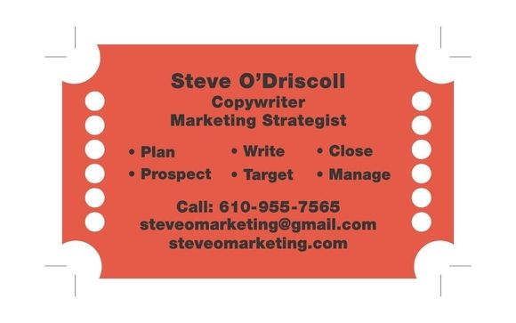 Copywriting by Steve ODriscoll, Marketing Strategist & Copywriter