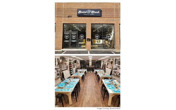 Interior Build-out - Board & Brush Store Fairfax, VA by Lania Design & Consulting, LLC