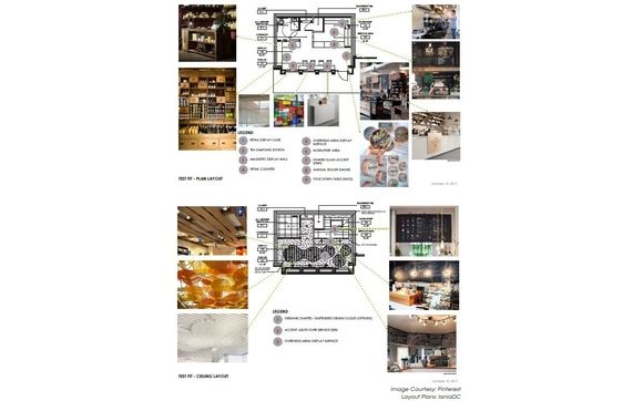 Interior Build-out - Elden St. Tea Shop, Herndon VA by Lania Design & Consulting, LLC