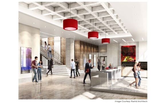 Design Consulting - GWU Ross Hall Lobby, Washington DC by Lania Design & Consulting, LLC