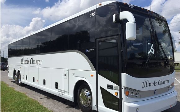 Charter Coach Bus Transportation by Party Time Limousine/ Illinois Charter