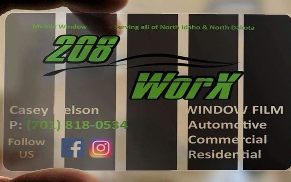 Window Tinting by 208 WorX in Bonners Ferry Area Alignable