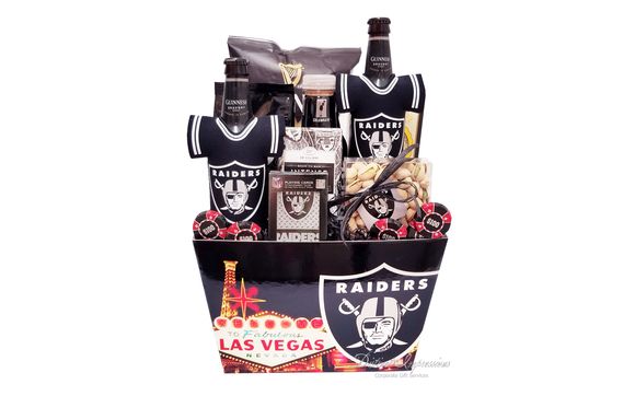 Las Vegas Raiders Gift Basket - Limited Quantities