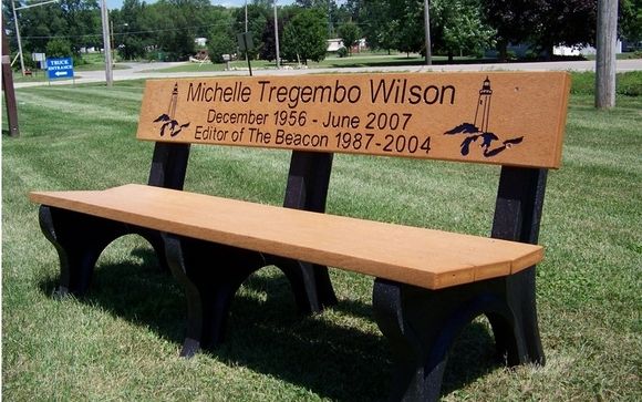 Custom Engraved Benches By Polly Products In Mulliken Area Alignable