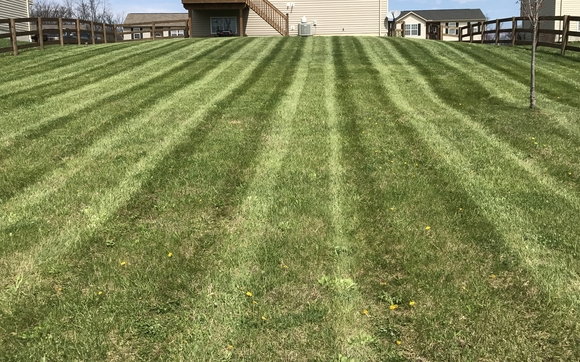 Mowing by A Cut Above The Rest Lawn Care LLC