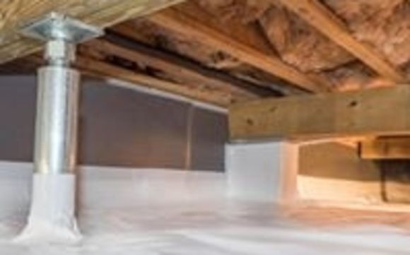 Crawlspace Encapsulation w/ Floor Support by Mount Valley Foundation Services