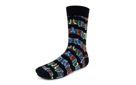 Sock Game (Musical Notes) by The Texas Tie Guy