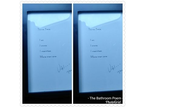 Think Tank "The Bathroom Poem" by QS Simple Treasures & Greetings, LLC 