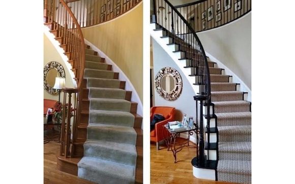 Stair Rails by Mr. Faux Cabinetry & Walls
